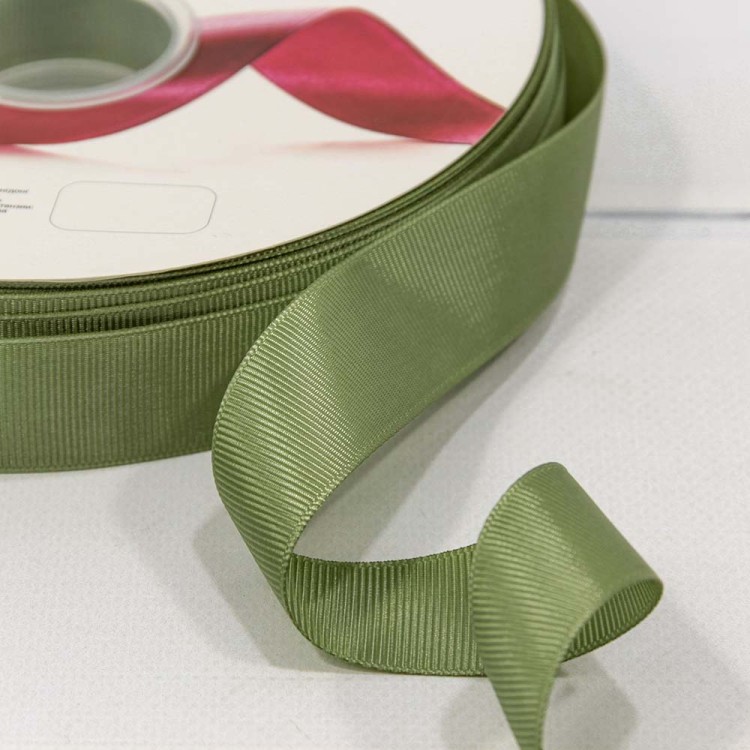 563-25/55 Лента Репсовая 2,5см*100ярд Бледно-оливковый 1/13 1/52 563-25/55 Лента Репсовая 2,5см*100ярд Бледно-оливковый 1/13 1/52