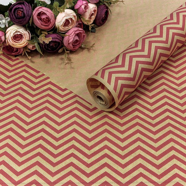 1403/22 Бумага Крафт 0,72*10м Верже 40г "Молния" Розовый 1/22 1403/22 Бумага Крафт 0,72*10м Верже 40г "Молния" Розовый 1/22