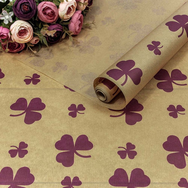 1403/23 Бумага Крафт 0,72*10м Верже 40г "Цветок" Фиолетовый 1/22 1403/23 Бумага Крафт 0,72*10м Верже 40г "Цветок" Фиолетовый 1/22