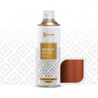 SNM009 Краска, эмаль-аэрозоль для декора Siana high quality – «металлик», 520 мл. Медный инферно SNM009 Краска, эмаль-аэрозоль для декора Siana high quality – «металлик», 520 мл. Медный инферно