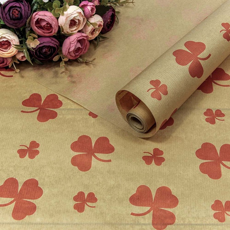 1403/24 Бумага Крафт 0,72*10м Верже 40г "Цветок" Красный 1/22 1403/24 Бумага Крафт 0,72*10м Верже 40г "Цветок" Красный 1/22