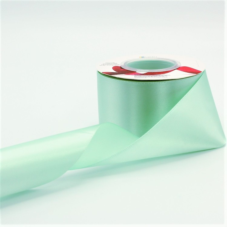 553-50/314 Лента атласная полиэстер класс А 5 см*25 ярдов аквамариновый 1/5 1/90 553-50/314 Лента атласная полиэстер класс А 5 см*25 ярдов аквамариновый 1/5 1/90