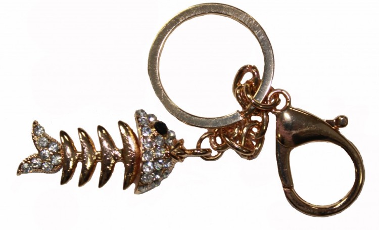 401-37 Брелок "Рыба" 12,5х2,3 см