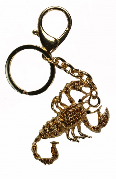 401-38 Брелок "Скорпион" 12*4 см