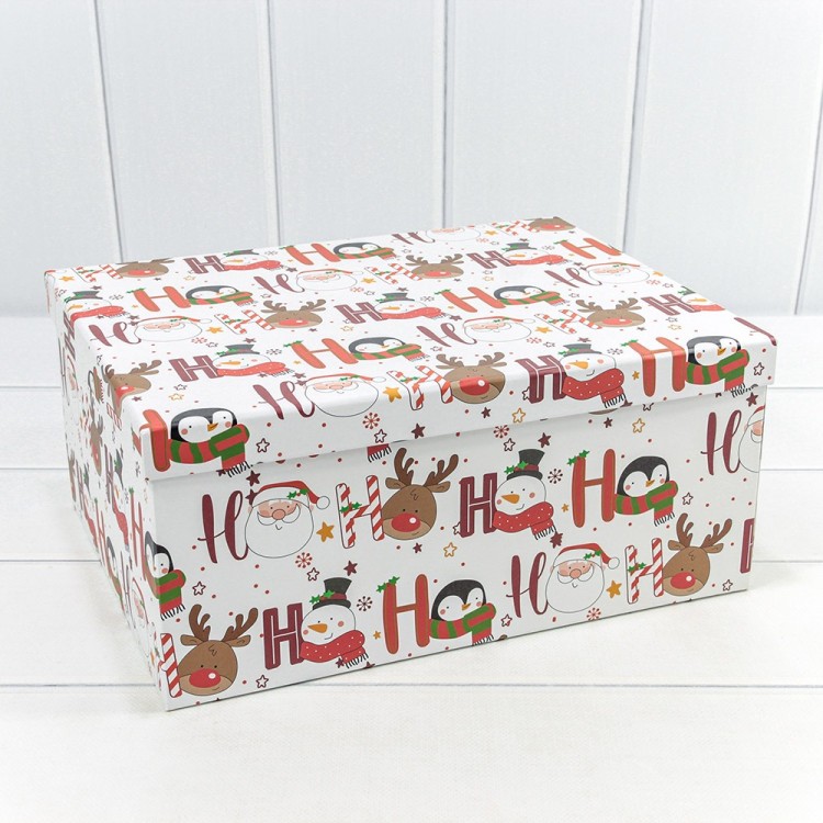 730604/2656 Коробки Прямоугольные набор 1/10 34*26*15,3 "Новый год"-2656 1/6