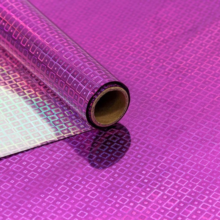 00070810-4 Плёнка 0,7*8,1м Голография 40мкм Пурпурный 1/10 1/120