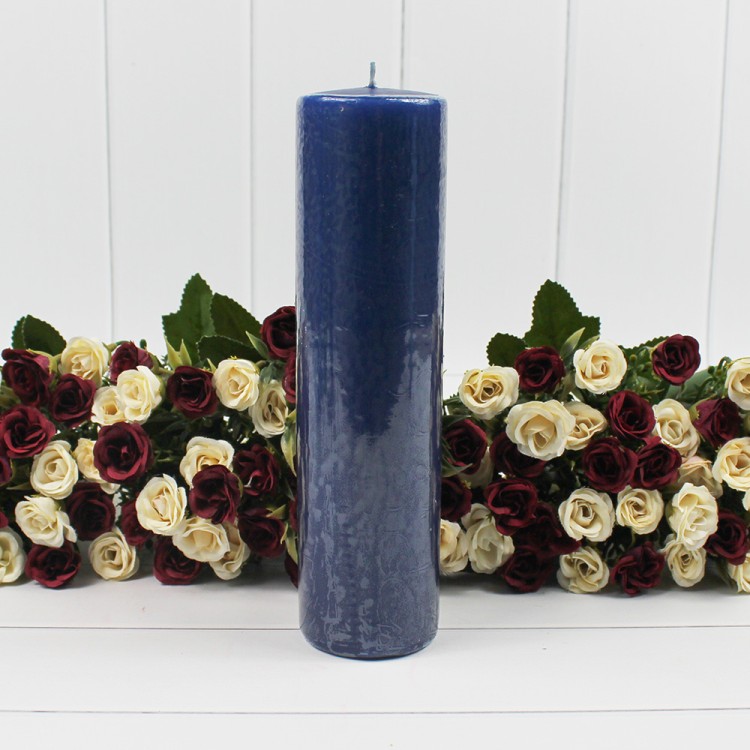 1380444400 Цилиндр 50 Н200 свеча парафиновая, берлинская лазурь, шт