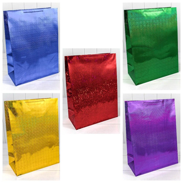 000LT/1 Пакет подарочный 36*50*15 см голография (микс) 1/20 1/120