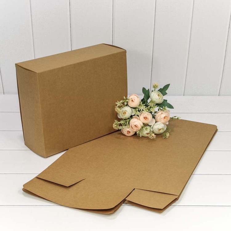 0007244 Коробка Прямоугольная 32*26*12 сборная Крафт 1/20 1/300