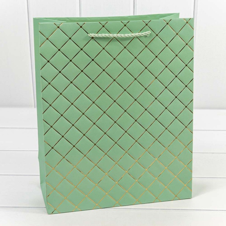 000391C/10 Пакет подарочный "Ромб" Зелёный 26*32*12 210г 1/20 1/240 000391C/10 Пакет подарочный "Ромб" Зелёный 26*32*12 210г 1/20 1/240