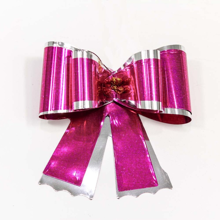 00052132 Бант-бабочка двойной 3,2 см зеркальный 1/200 1/10000