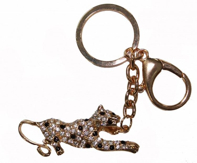 401-49 Брелок "Леопард" 12,5х2,7 см