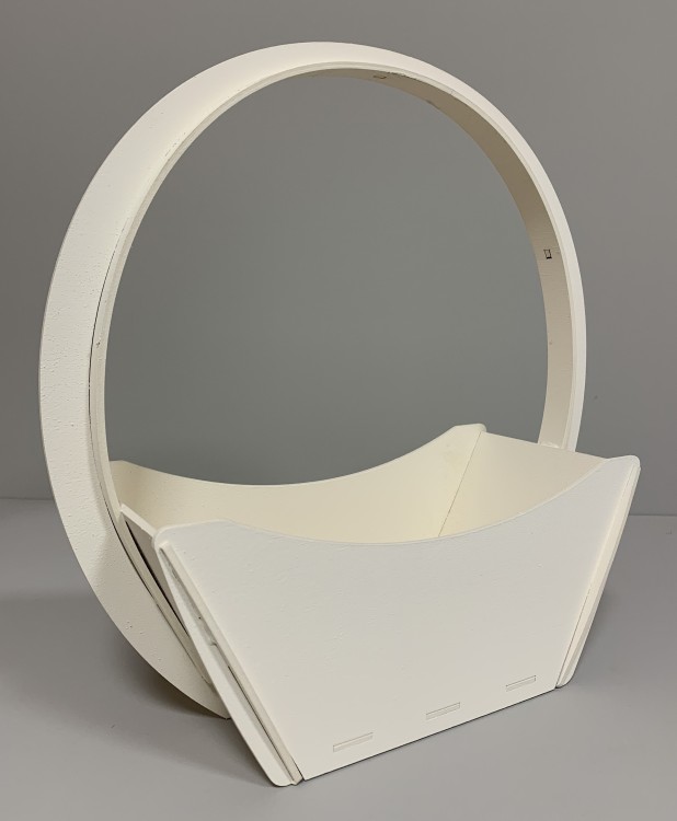 0000173 Цветочная корзина 27х13х33 Бежевый 0000173 Цветочная корзина 27х13х33 Бежевый