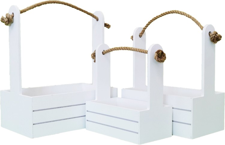 0010212 Ящик для декора Набор 3 в 1 (29*18*33,25*15*30,21*12*23) Белый 0010212 Ящик для декора Набор 3 в 1 (29*18*33,25*15*30,21*12*23) Белый