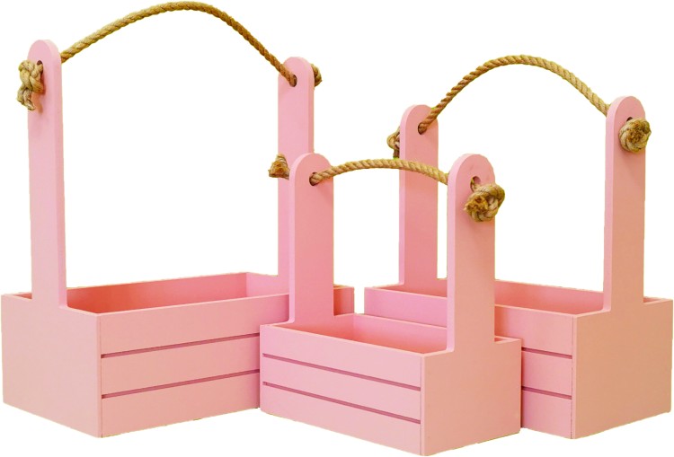 0010216 Ящик для декора Набор 3 в 1 (29*18*33,25*15*30,21*12*23) Розовый 0010216 Ящик для декора Набор 3 в 1 (29*18*33,25*15*30,21*12*23) Розовый