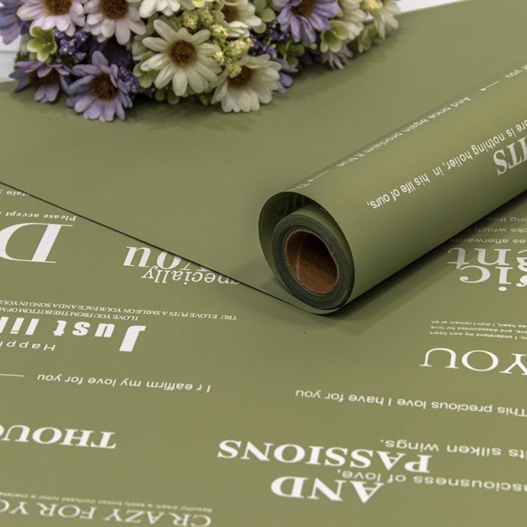 1677/4235 Плёнка 0,58*10м матовая с печатью 60мкм Фисташковый 1/30 1677/4235 Плёнка 0,58*10м матовая с печатью 60мкм Фисташковый 1/30