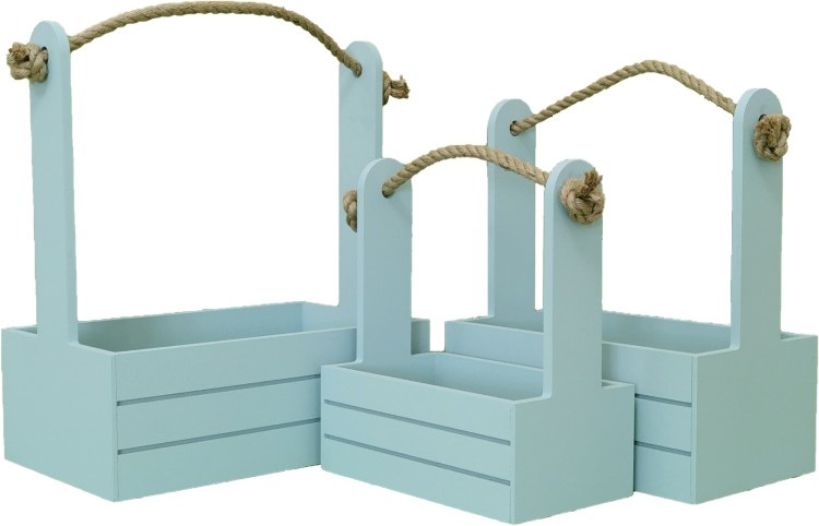 0010223 Ящик для декора Набор 3 в 1 (29*18*33,25*15*30,21*12*23) Серо-голубой 0010223 Ящик для декора Набор 3 в 1 (29*18*33,25*15*30,21*12*23) Серо-голубой