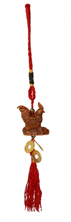 918105 Петух с монетками 22х2,2х1 см