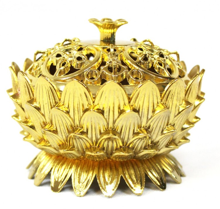 888108-3 Позолоченная чаша для благовоний 65 мм 888108-3 Позолоченная чаша для благовоний 65 мм