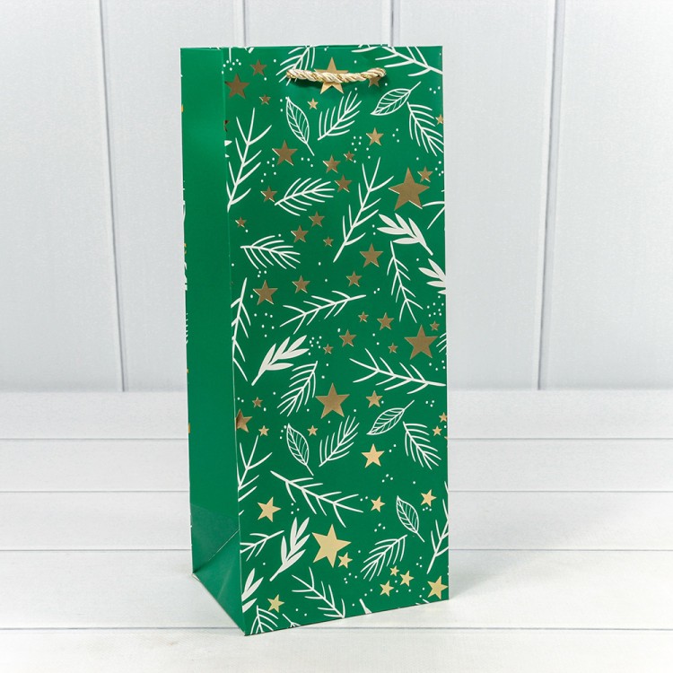 300433M Пакет подарочный "Новый год" (микс 433) 14*35*11 210г 1/20 1/240