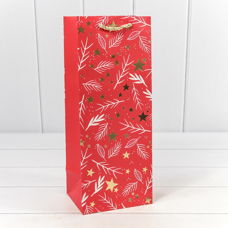 300433M Пакет подарочный "Новый год" (микс 433) 14*35*11 210г 1/20 1/240