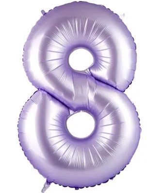 1207-5749 Шар цифра "8", 102см Сатин Lilac 1207-5749 Шар цифра "8", 102см Сатин Lilac