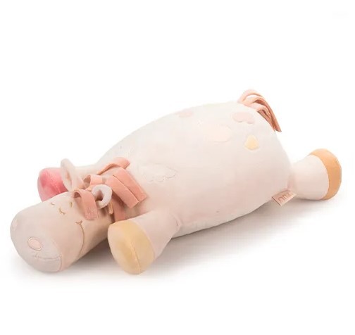  ЛПАТ/14/124-1 KULT Символ года 2026 Мягкая игрушка Лошадка Тося подушка ангелочек размер 43см Персик