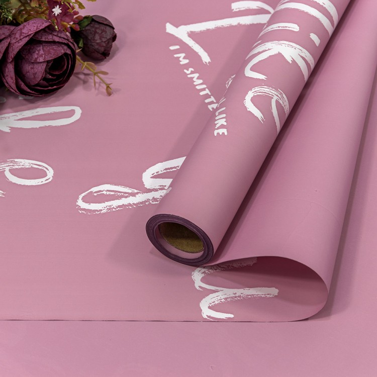 1660/2064 Пленка 0,58*10м матовая "I like you" 55мкм Серовато-пурпурный 1/30 1660/2064 Пленка 0,58*10м матовая "I like you" 55мкм Серовато-пурпурный 1/30