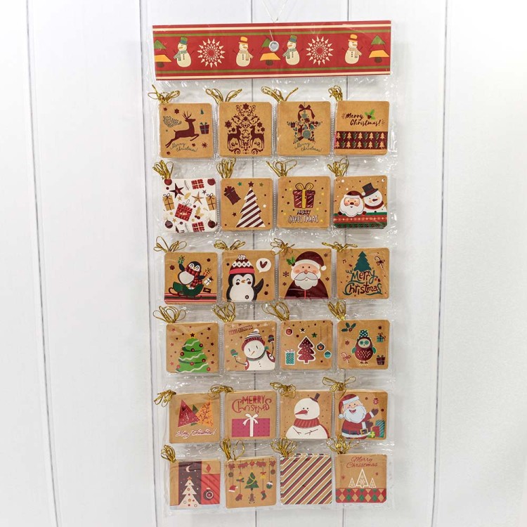 1140/5927 Открытки Набор "Новый год" (микс 18) 7*7 1/144 1/50