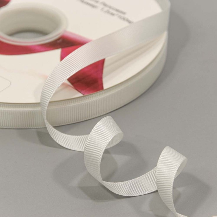 563-12/42 Лента Репсовая 1,2см*100ярд Жемчужно-белый 1/21 1/84 563-12/42 Лента Репсовая 1,2см*100ярд Жемчужно-белый 1/21 1/84