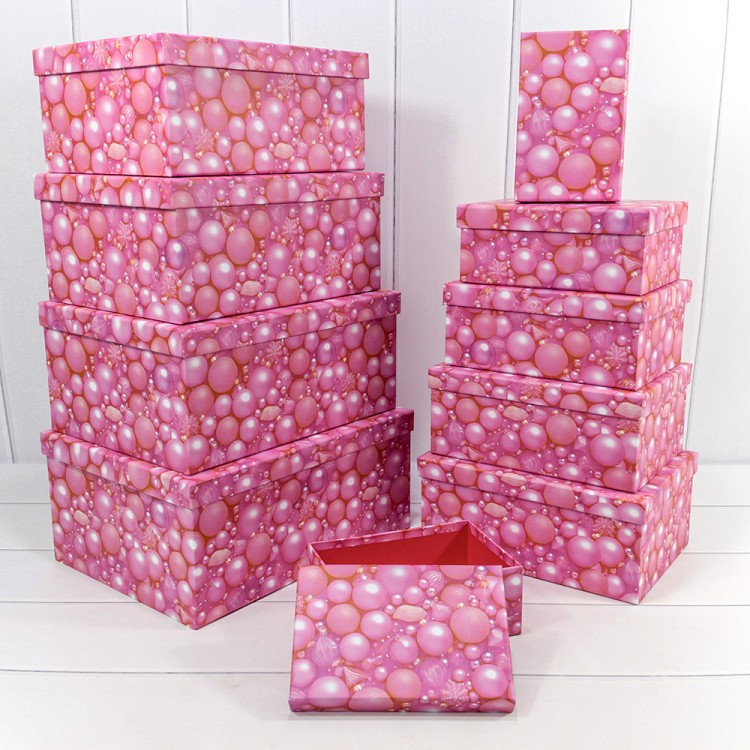 730604/2701 Коробки Прямоугольные Набор 1/10 34*26*15,3 "Новый год"-2701 1/6