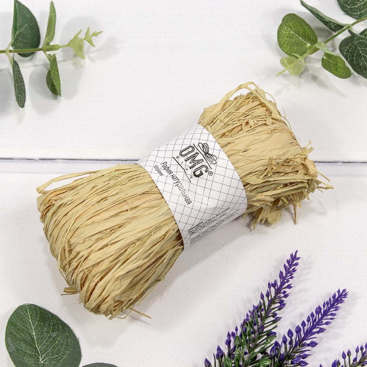 28830/0056 Рафия натуральная (волокно) 50г 1/6 1/240