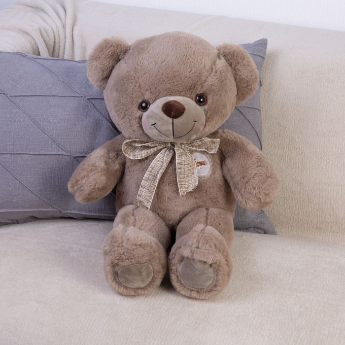 DL205306605GR Мягкая игрушка Медведь Серый размер 53см 