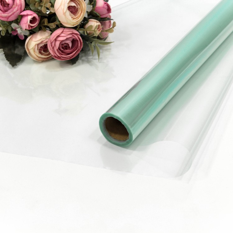 1663/3 Плёнка 0,57*10м прозрачная 40мкм Голубой 1/30