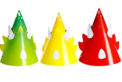 1501-6002 Колпачки Динозаврики 6шт