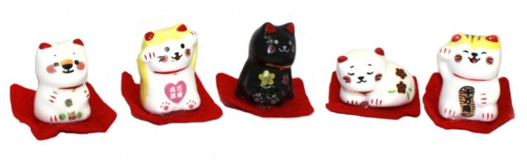 107109 Набор котов Манеки Неко 1/5 1/60