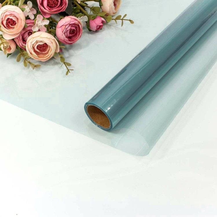 1663/4 Плёнка 0,57*10м прозрачная 40мкм Синий 1/30