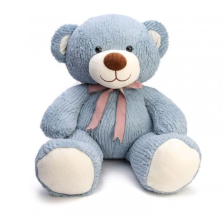 DL203304116LB Мягкая игрушка Мишка Голубой модель 04116 размер 33см 