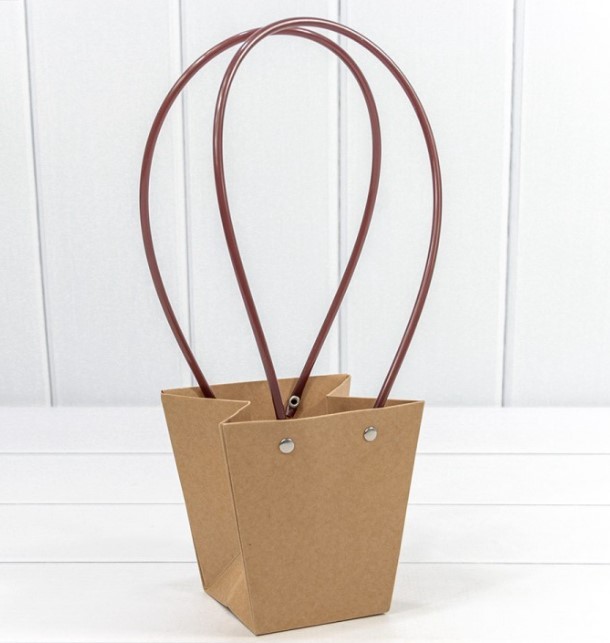 000170H/35 Пакет подарочный "Ваза для цветов" 12*12*8 Крафт 1/10 1/250 000170H/35 Пакет подарочный "Ваза для цветов" 12*12*8 Крафт 1/10 1/250