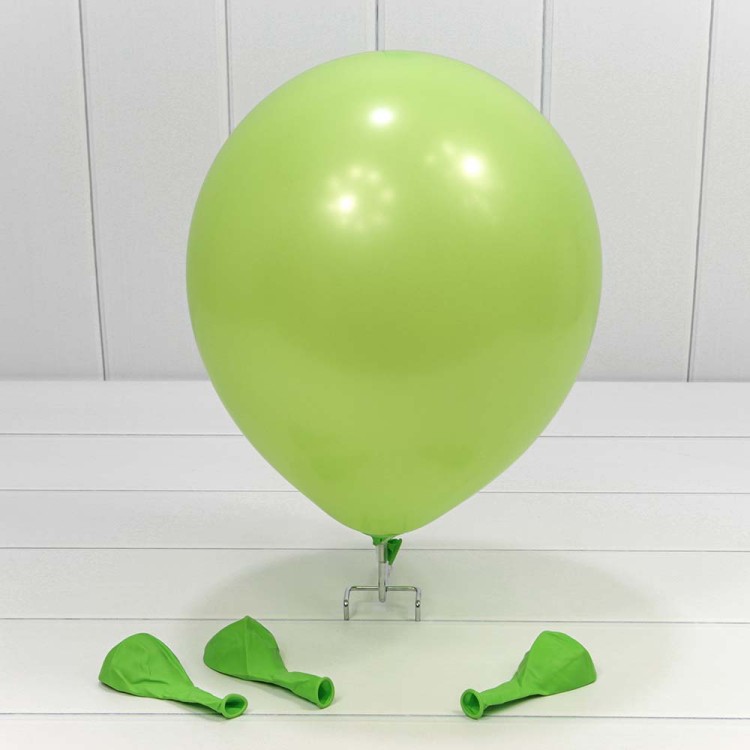 12300/1 Шарики воздушные из латекса "Пастель" 12"/30см (100 шт.) 2,8г Салатовый 1/50