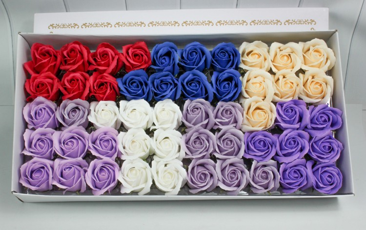 420055/M2 Декоративный цветок-мыло "Роза" класс А "Микс2" 5,5*4 50шт. 1/20 420055/M2 Декоративный цветок-мыло "Роза" класс А "Микс2" 5,5*4 50шт. 1/20