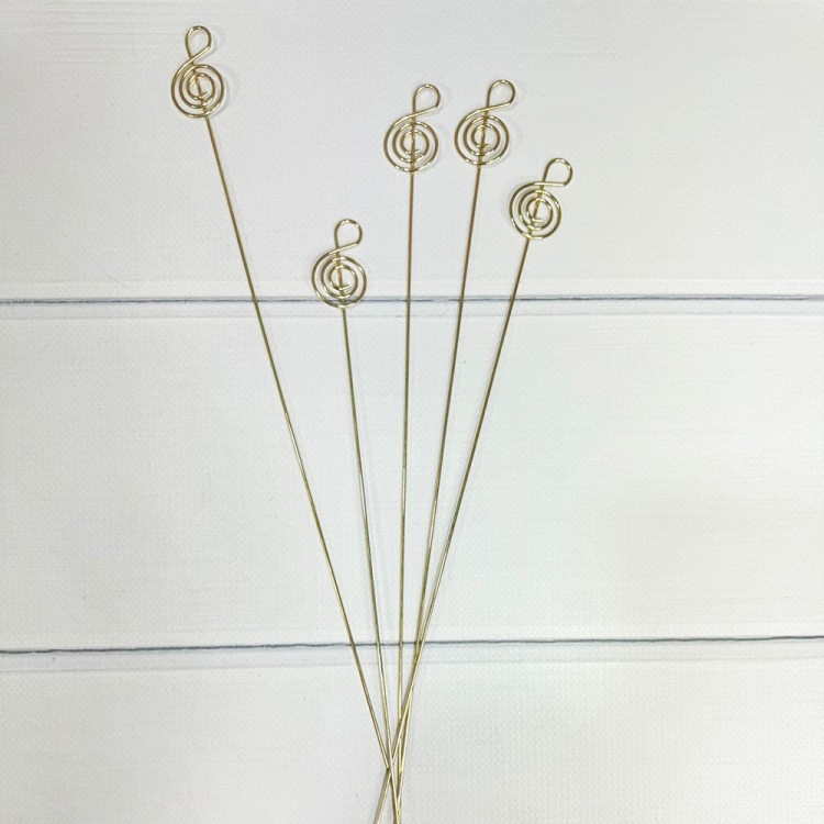 000779/2 Держатель для открыток "Скрипичный Ключ" 33,5см 1/10 1/3000