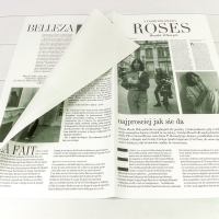 Плёнка 1614-1616 матовая "Газета" 56,5*56,5 см