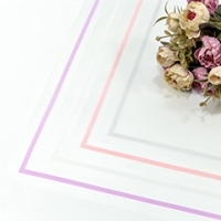 Плёнка 1632 матовая с цветной рамкой 57*57 см